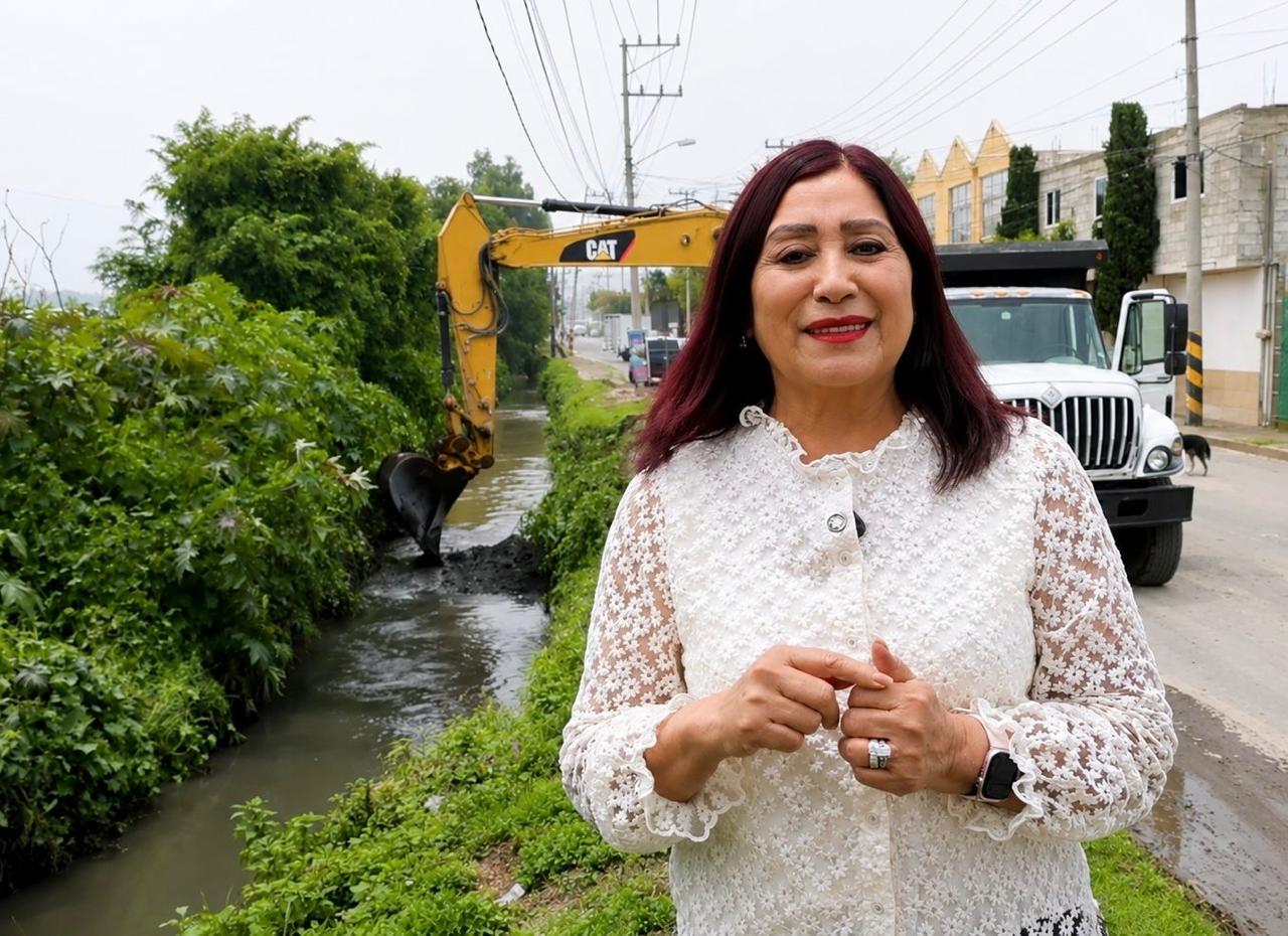 GOBIERNO DE PRESIDENTA MUNICIPAL ROSI WONG FORTALECE INFRAESTRUCTURA DE TECÁMAC PARA PREVENIR INUNDACIONES