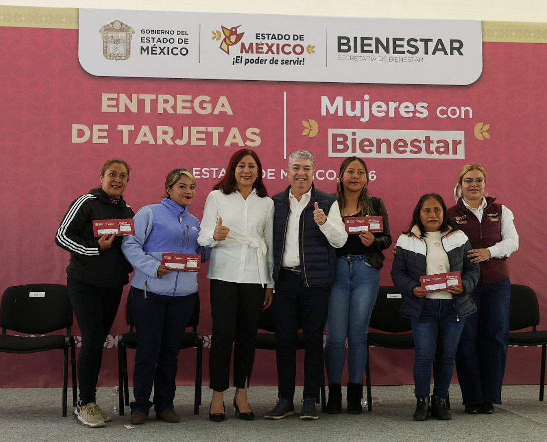 PRESIDENTA MUNICIPAL ROSI WONG Y GOBIERNO DEL ESTADO DE MÉXICO FORTALECEN APOYO A MUJERES TECAMAQUENSES CON ENTREGA DE TARJETAS BIENESTAR