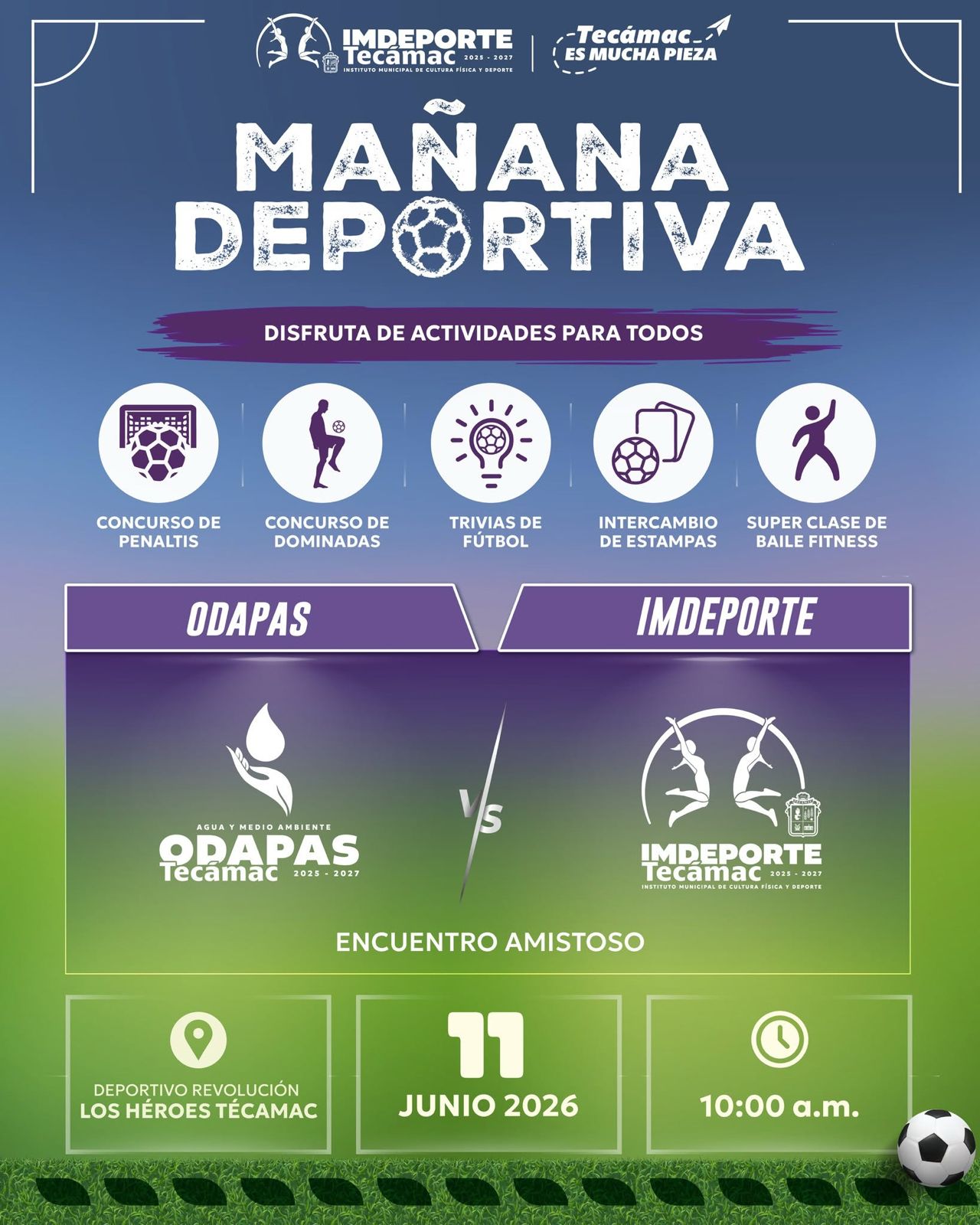 PRESIDENTA MUNICIPAL ROSI WONG IMPULSA ACTIVACIÓN FÍSICA Y CONVIVENCIA PARA LAS FAMILIAS TECAMAQUENSES CON ‘MAÑANA DEPORTIVA’